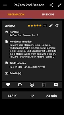 Limitado Legión Anime screenshot-app