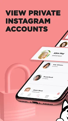 Huntegro - View Private Accounts screenshot-app