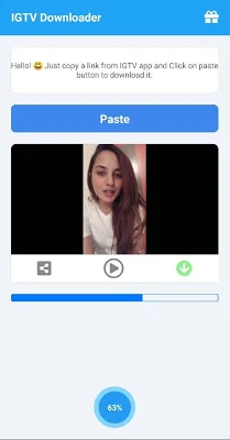 Video Downloader for IGTV screenshot-app