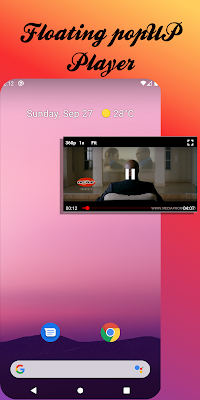 NewTube videos streaming floating PopUp Player screenshot-app