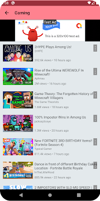 NewTube videos streaming floating PopUp Player screenshot-app