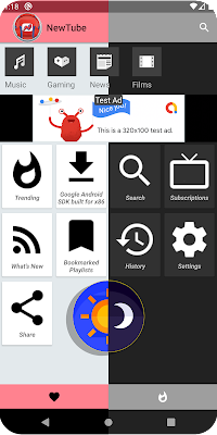 NewTube videos streaming floating PopUp Player screenshot-app