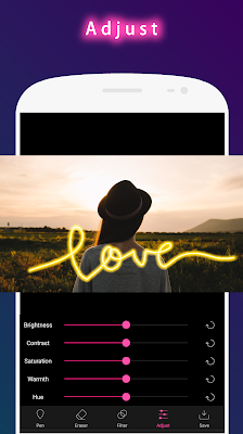 Neon Effect Brush : draw glow screenshot-app