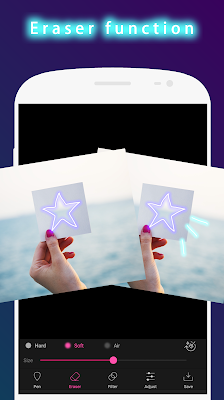 Neon Effect Brush : draw glow screenshot-app