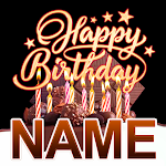 Happy Birthday GIFs with Name screenshot-app