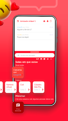 Bate-Papo UOL: Chat de paquera e vídeo ao vivo screenshot-app