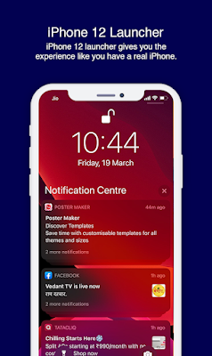 iphone 12 launcher & ilauncher os 13 screenshot-app