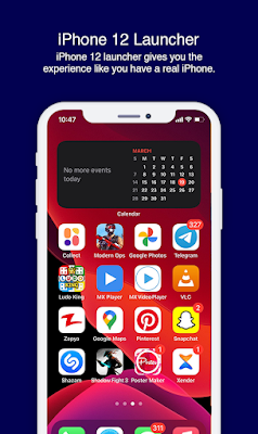 iphone 12 launcher & ilauncher os 13 screenshot-app