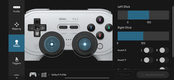 8BitDo Ultimate Software screenshot-app
