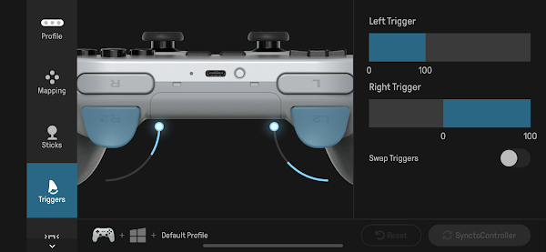 8BitDo Ultimate Software screenshot-app