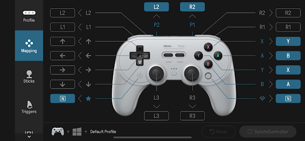 8BitDo Ultimate Software screenshot-app