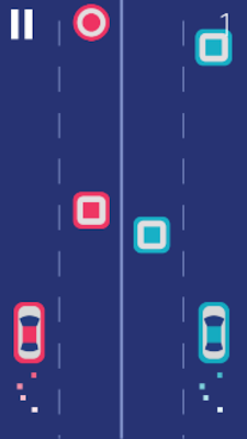 two cars super cool neon - (racing) screenshot-app