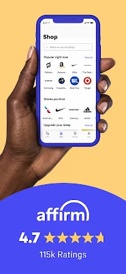 Affirm: Buy now, pay over time screenshot-app