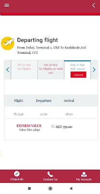 Air India Express screenshot-app