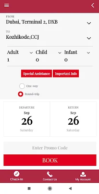 Air India Express screenshot-app