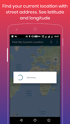 Find My Current Location with street address screenshot-app