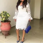 Ankara white Lace Dresses 2020 screenshot-app