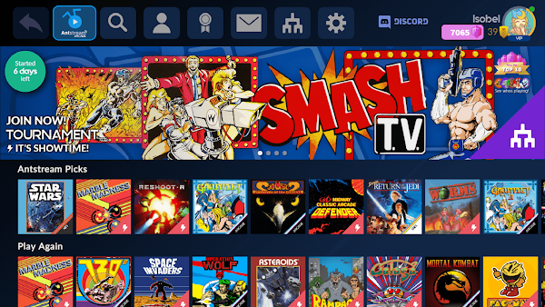 Antstream Arcade Games screenshot-app