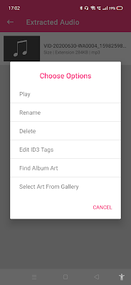 Vid2Mp3 - Video To MP3 screenshot-app