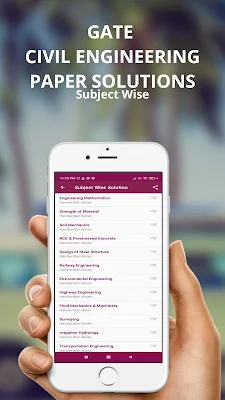 GATE CE Paper Solutions - Civil Engineering screenshot-app