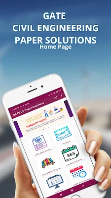GATE CE Paper Solutions - Civil Engineering screenshot-app