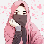 HD Muslimah Cartoon Wallpapers screenshot-app