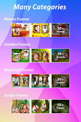 Nature photo frames & editor screenshot-app