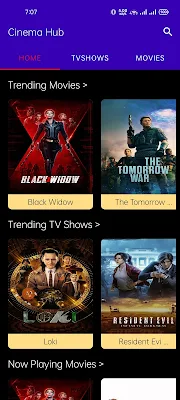 Cinema Hub screenshot-app