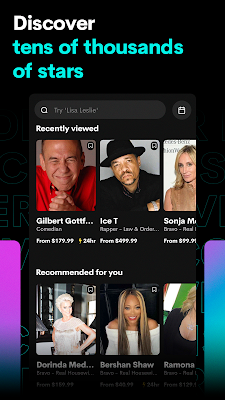 Cameo - Personal celeb videos screenshot-app