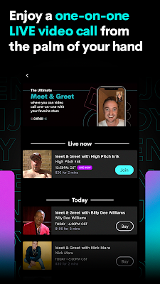 Cameo - Personal celeb videos screenshot-app