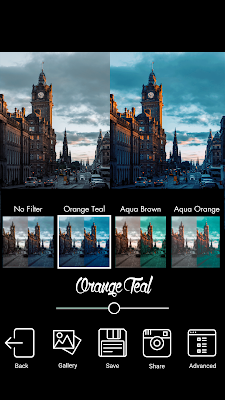 Orange Teal screenshot-app