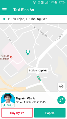 Taxi Bình An screenshot-app