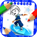 Boboiboy coloring cartoon game screenshot-app