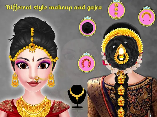 New Indian Wedding Makeup Dressup Game 2020 screenshot-app