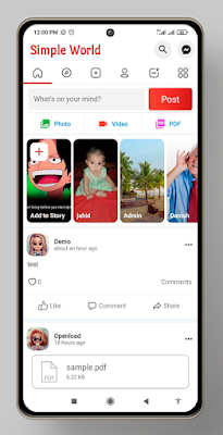 Simple World screenshot-app