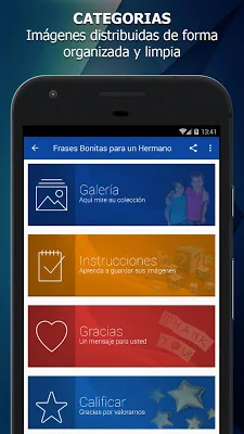 Frases Bonitas para un hermano screenshot-app