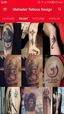 Mahadev Tattoos Images screenshot-app