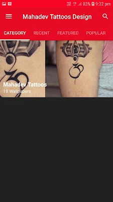 Mahadev Tattoos Images screenshot-app