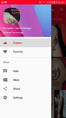 Mahadev Tattoos Images screenshot-app