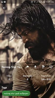 Rocking Star Yash HD Wallpaper screenshot-app