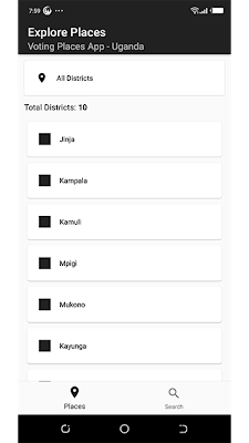 Uganda Voting Places App - 2021 Elections screenshot-app
