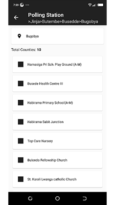 Uganda Voting Places App - 2021 Elections screenshot-app