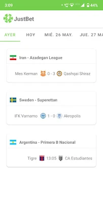 JustBet screenshot-app