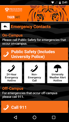 TigerSafe screenshot-app
