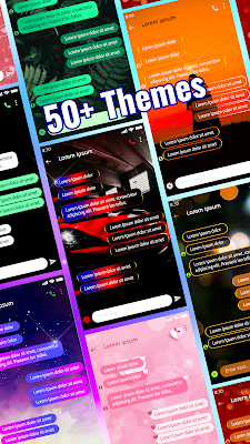 Messenger - Led Messages, Chat, Emojis, Themes screenshot-app