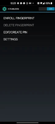 ICE Unlock Fingerprint Scanner screenshot-app
