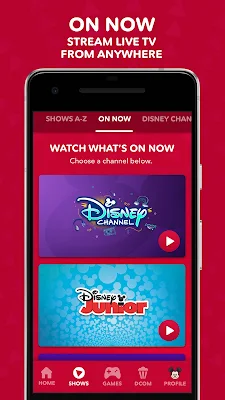 DisneyNOW – Episodes & Live TV screenshot-app