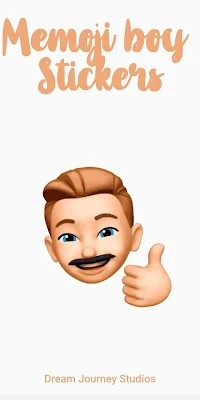 Memoji Stickers For WhatsApp (Memoji Boy Stickers) screenshot-app