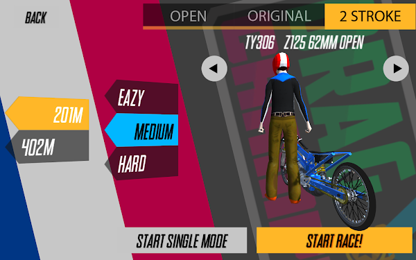 Drag King - 201m thailand racing game screenshot-app