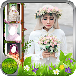Hijab Beauty Flower Crown screenshot-app